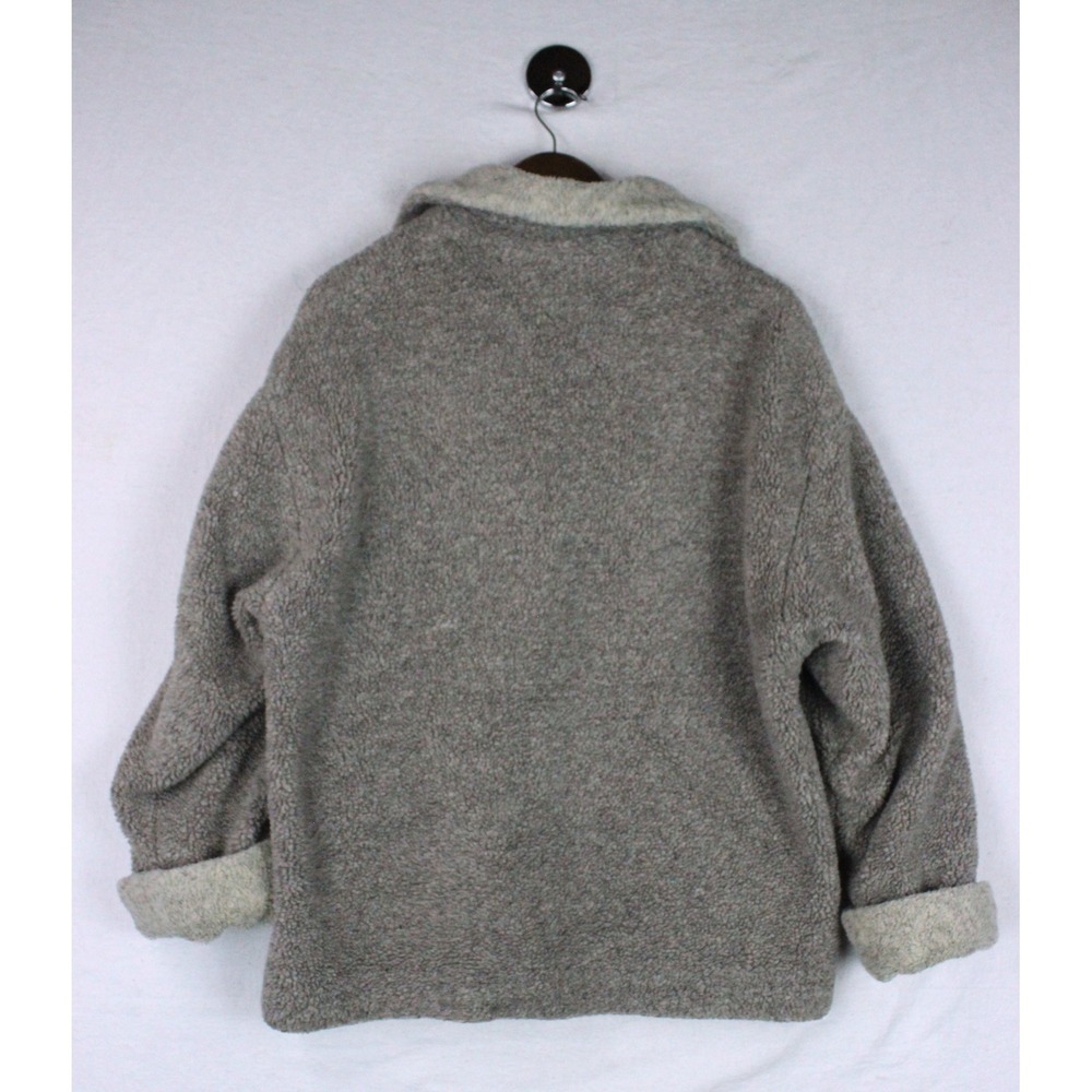 Vintage Shearling Sherpa Jacket Outdoors Grandmacore Woman Women's Medium - Picture 4 of 8